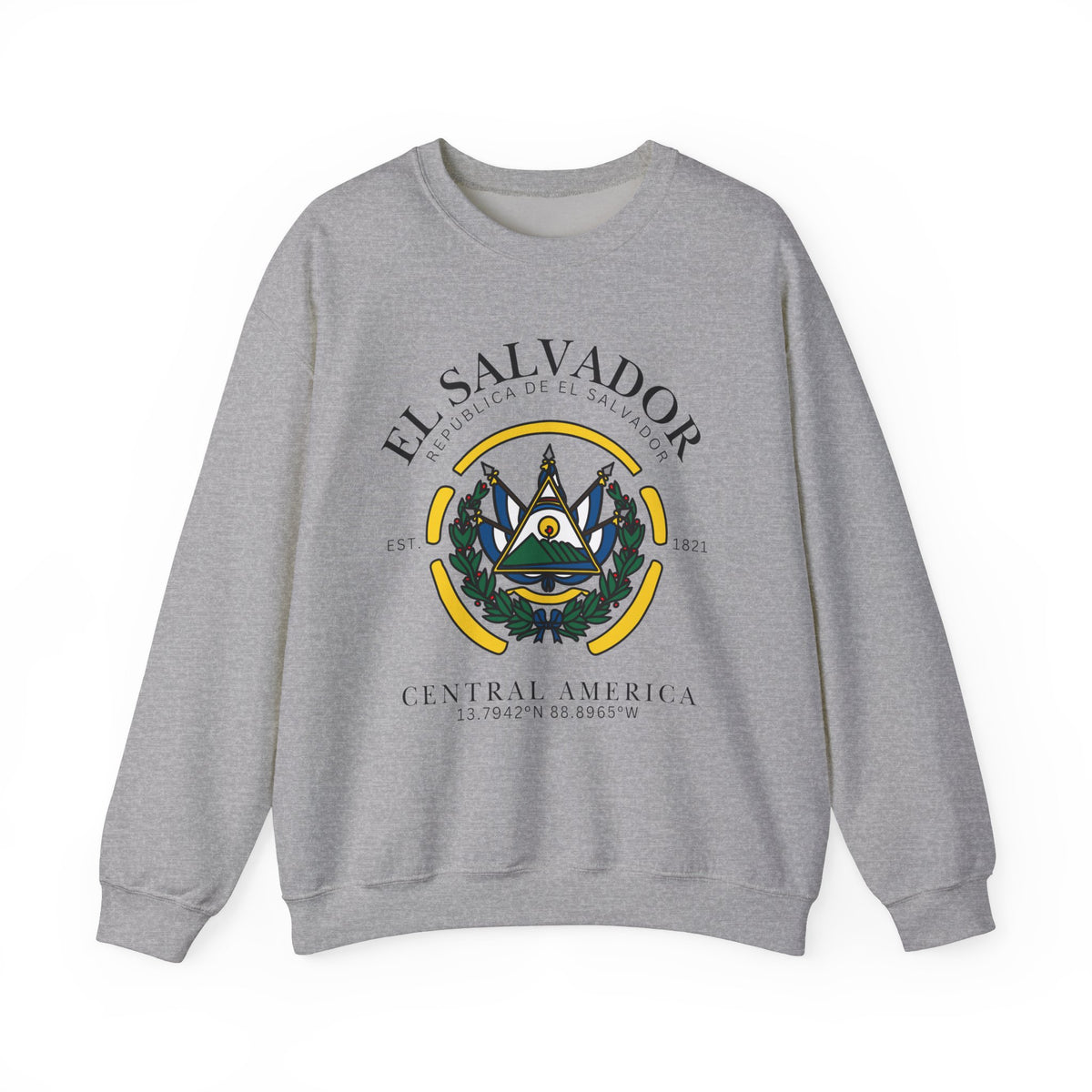 El Salvador Sweatshirt, El Salvador Flag Shirt, Central America
