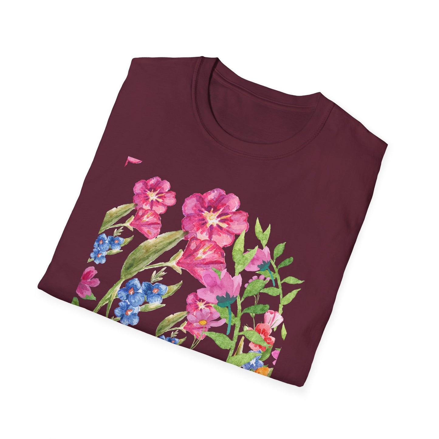 Botanical Bliss T-Shirt - Floral Print Tee