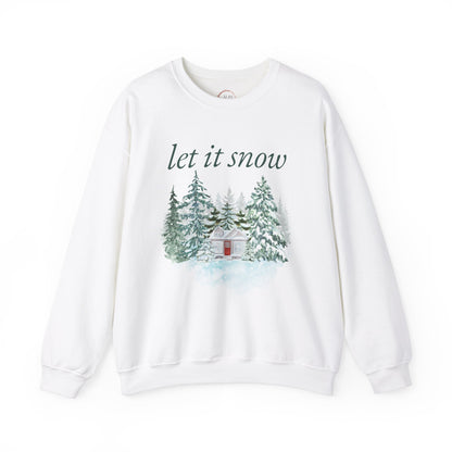 Snow Pine Tree Sweatshirt - Unisex