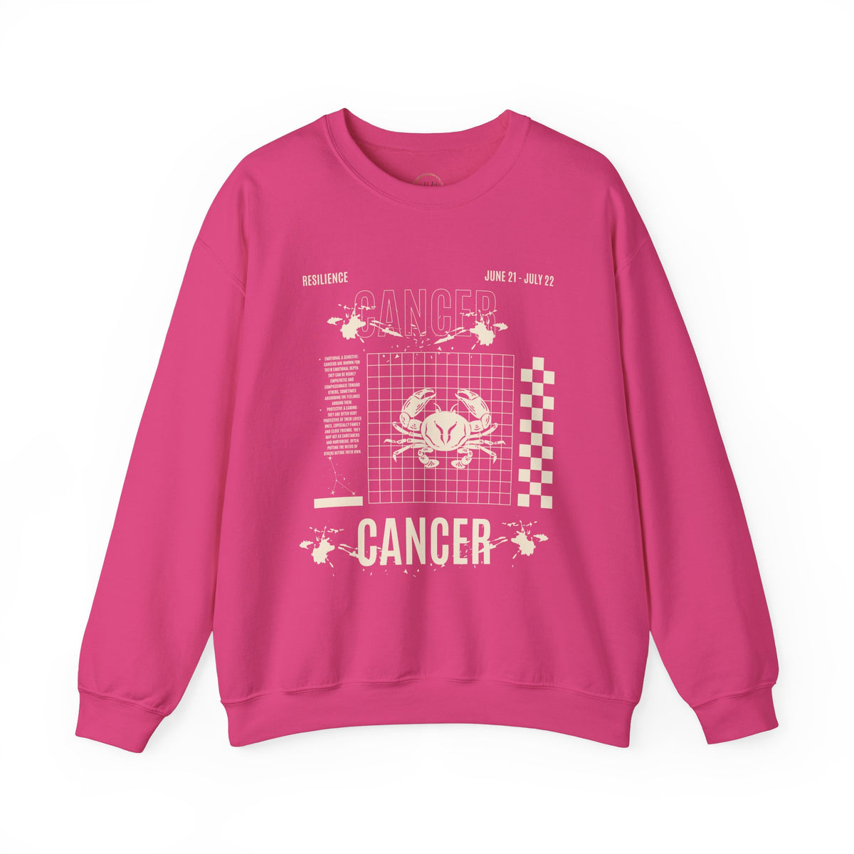 Cancer Zodiac Sweatshirt, Horoscope Unisex Jumper, Astrology Sign Clothing,