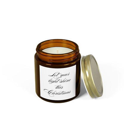 Christmas Gift Scented Candles, Coconut Apricot Wax (4oz, 9oz)