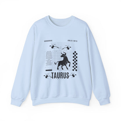 Taurus Zodiac Sweatshirt, Astrology Crewneck Jumper, Bull Constellation