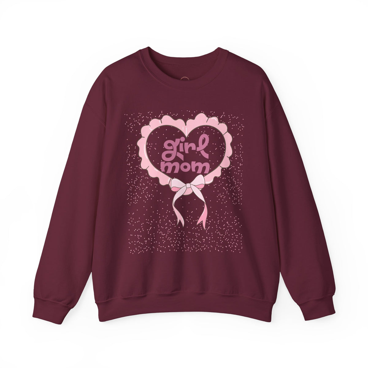 Girl Mom Sweatshirt, Motherhood Gift, Mom Life Apparel, Crewneck Jumper,