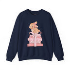 Cat on Books Unisex Sweatshirt, Reading Lover Gift