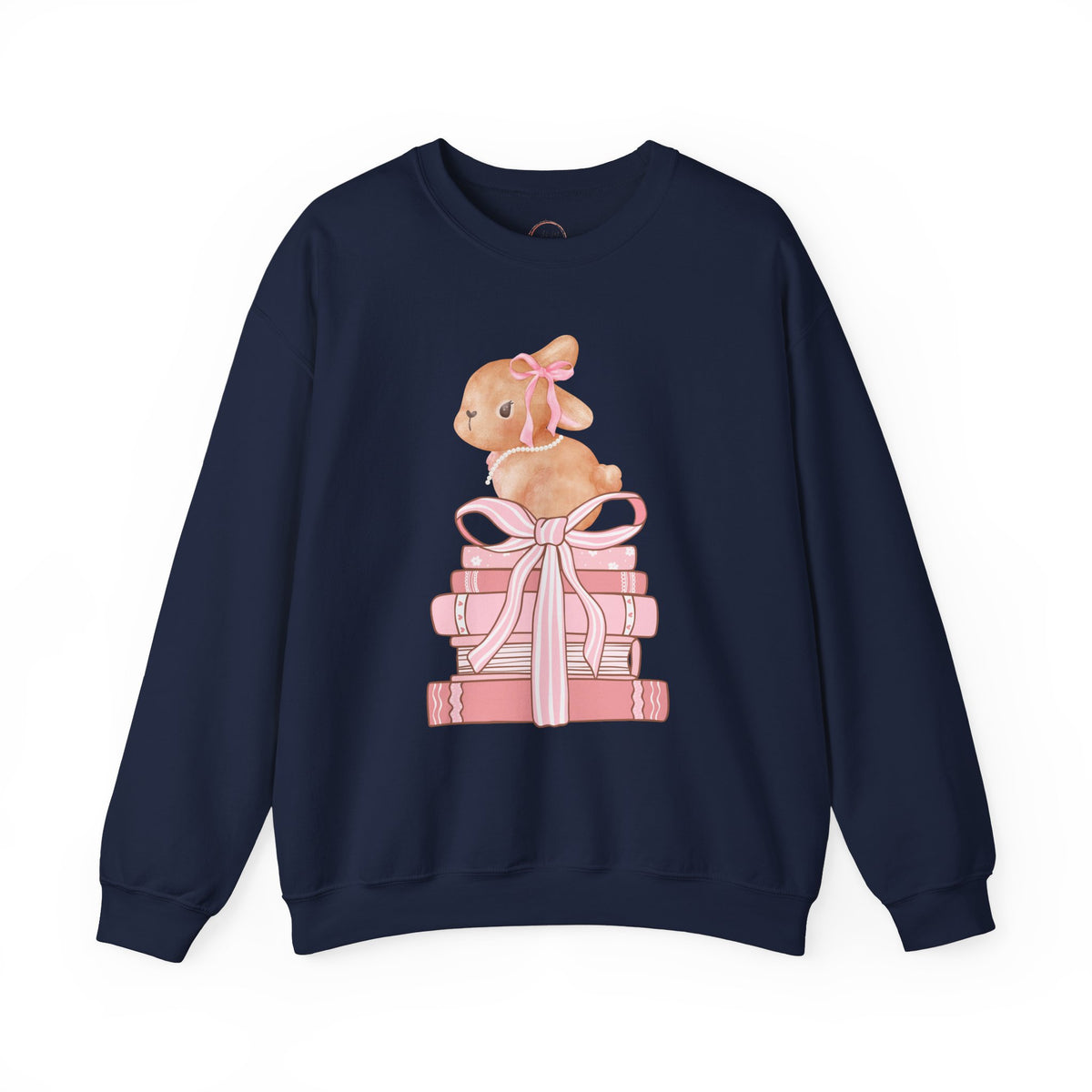 Cat on Books Unisex Sweatshirt, Reading Lover Gift