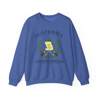 Guatemala Crewneck Sweatshirt - Central America Comfortable Unisex Sweatshirt