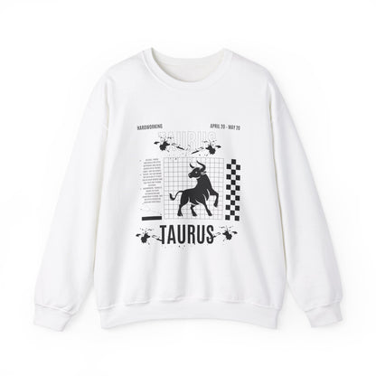 Taurus Zodiac Sweatshirt, Astrology Crewneck Jumper, Bull Constellation