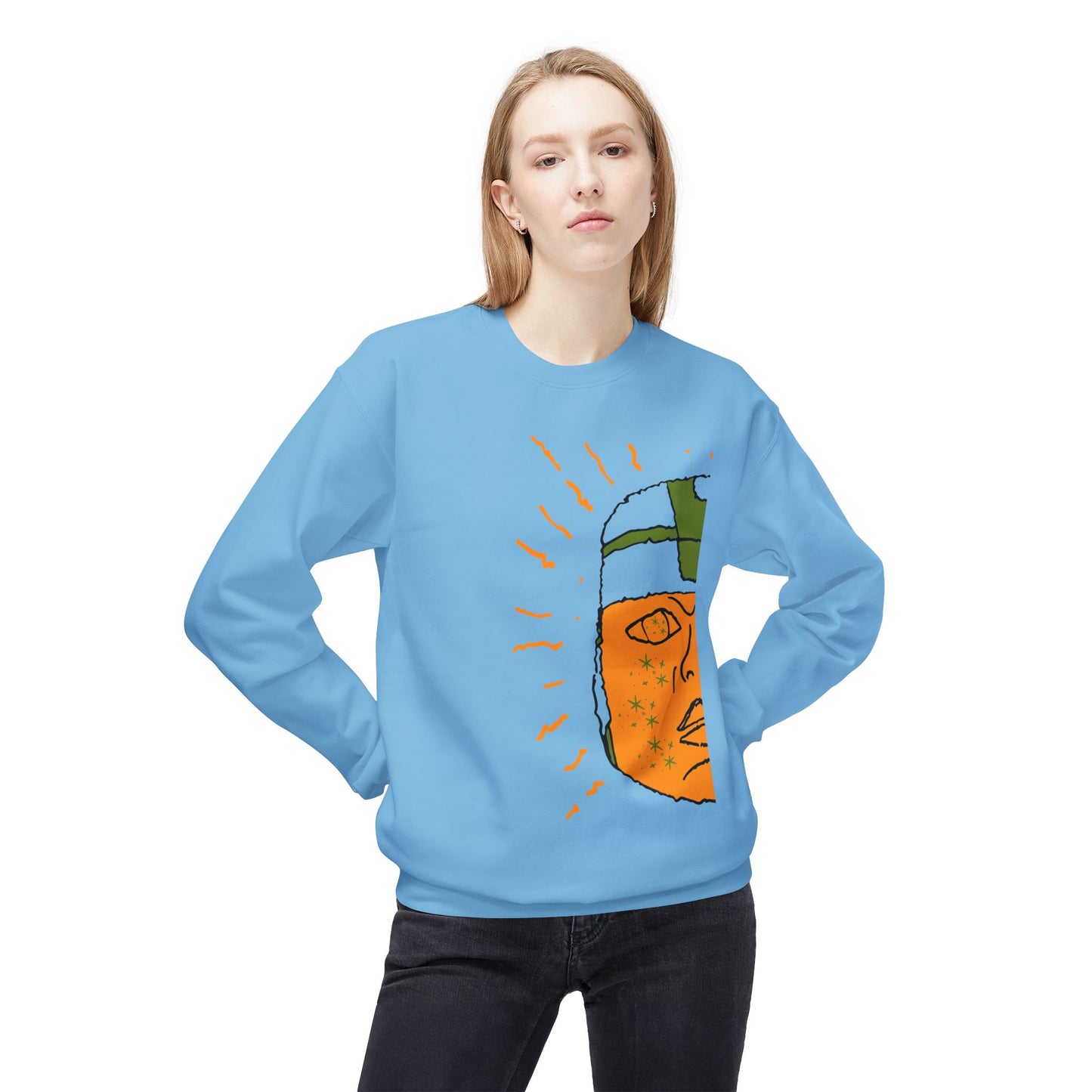Cozy Crewneck Sweatshirt, Unique Gift for Art Lovers, Unisex Fall Fashion Essential, Softstyle Fleece Pullover, Everyday Wear
