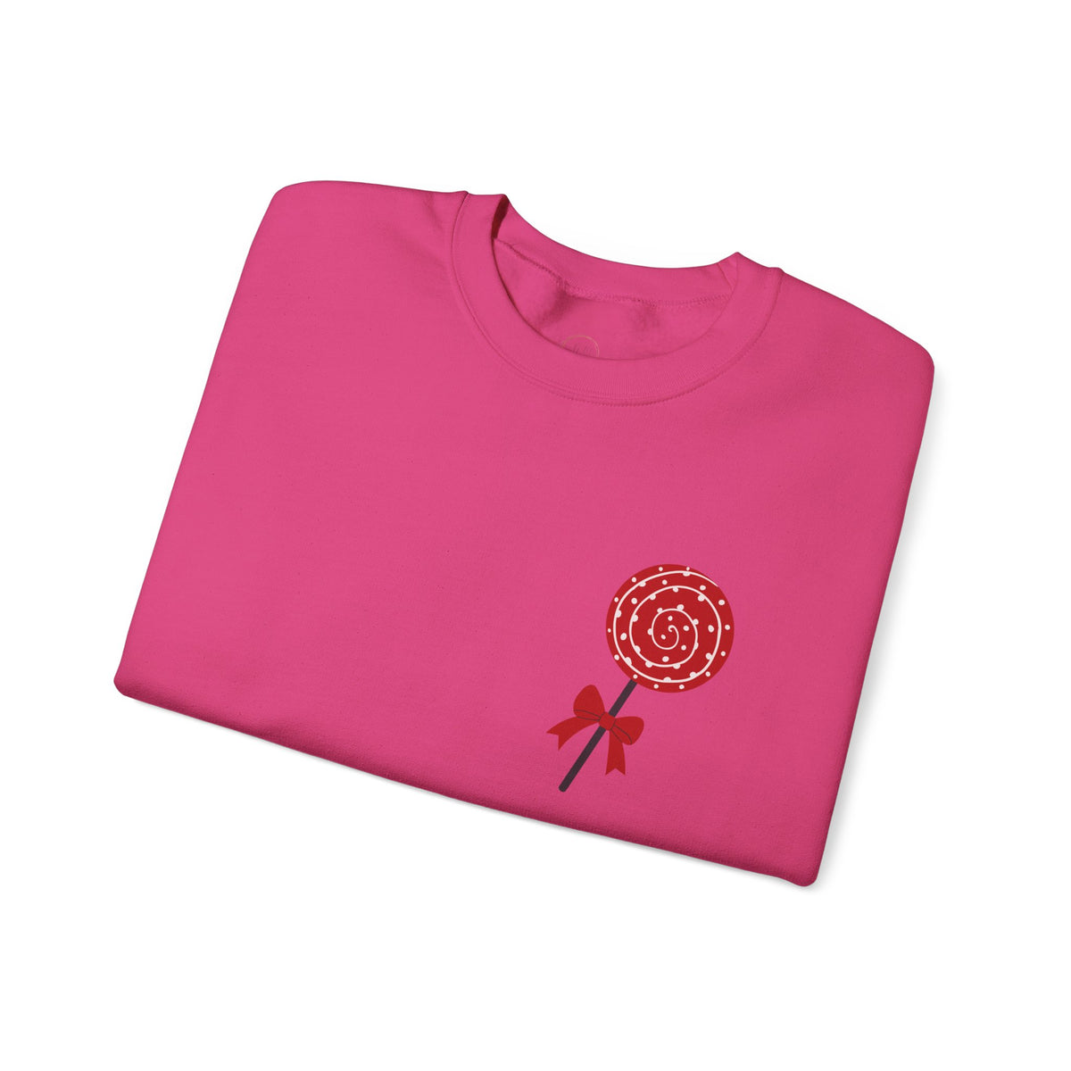 Valentine's Day Sweet Candy Sweatshirt, Pink Red Cute Unisex Crewneck Jumper,
