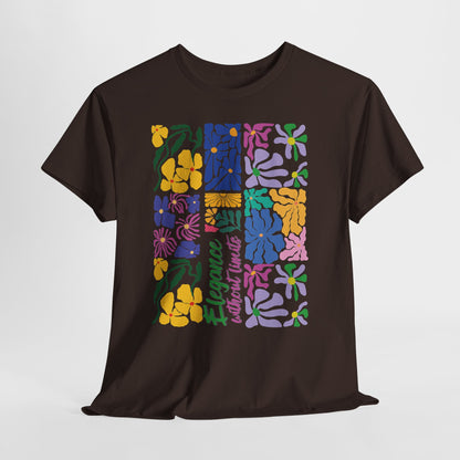 Elegance without limits T Shirt, Tropical Flowers T Shirt