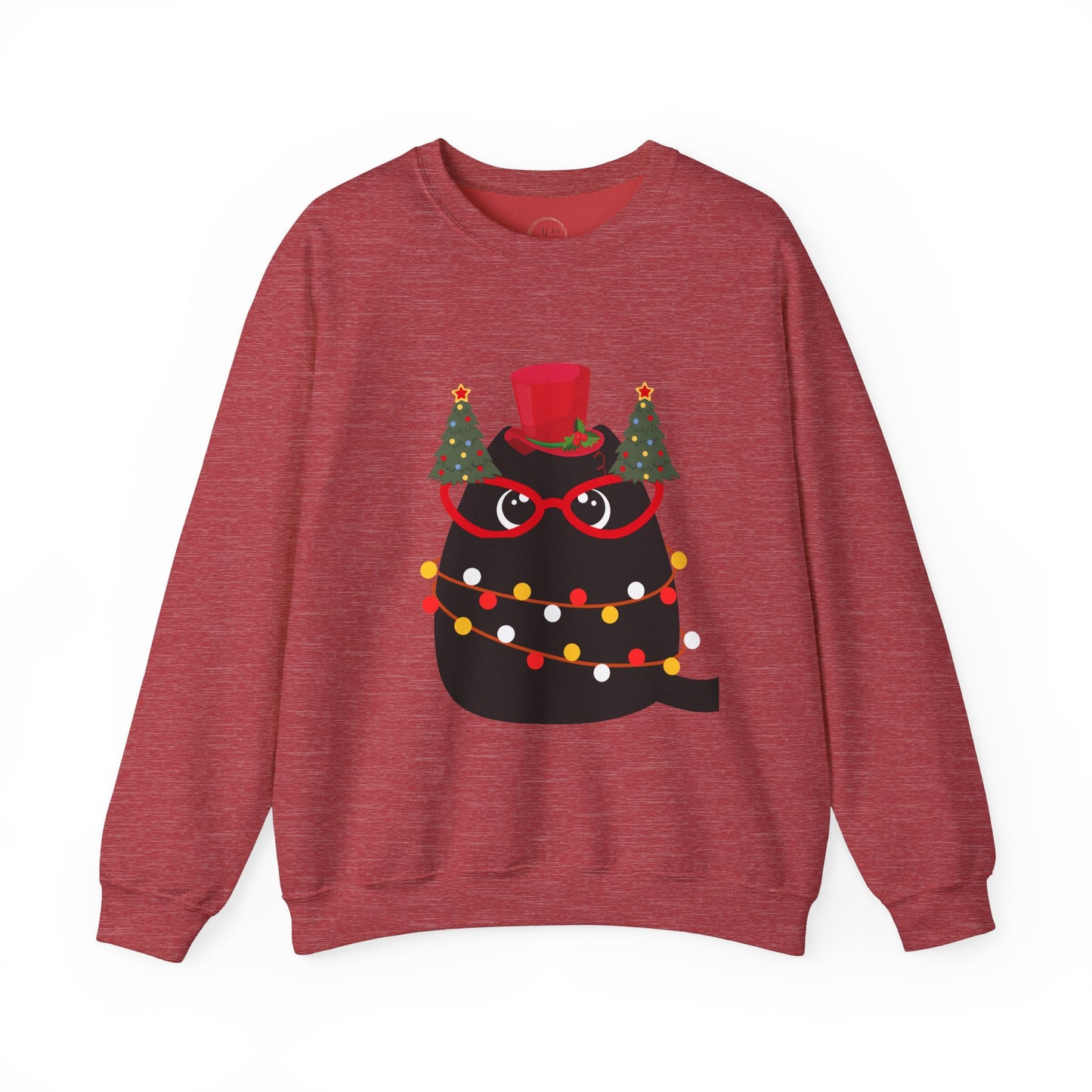 Christmas Cat Crewneck Sweatshirt