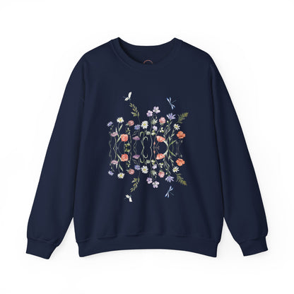 Wild Flowers Unisex Crewneck Sweatshirt