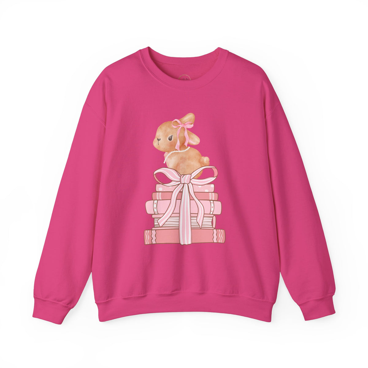 Cat on Books Unisex Sweatshirt, Reading Lover Gift