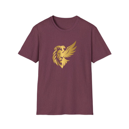 Majestic Lion Wing T-Shirt - Unisex Graphic Tee for Animal Lovers and Adventurers