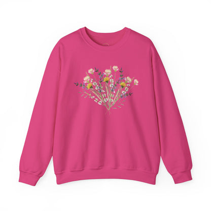 Wild Flowers Unisex Crewneck Sweatshirt