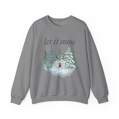 Snow Pine Tree Sweatshirt - Unisex