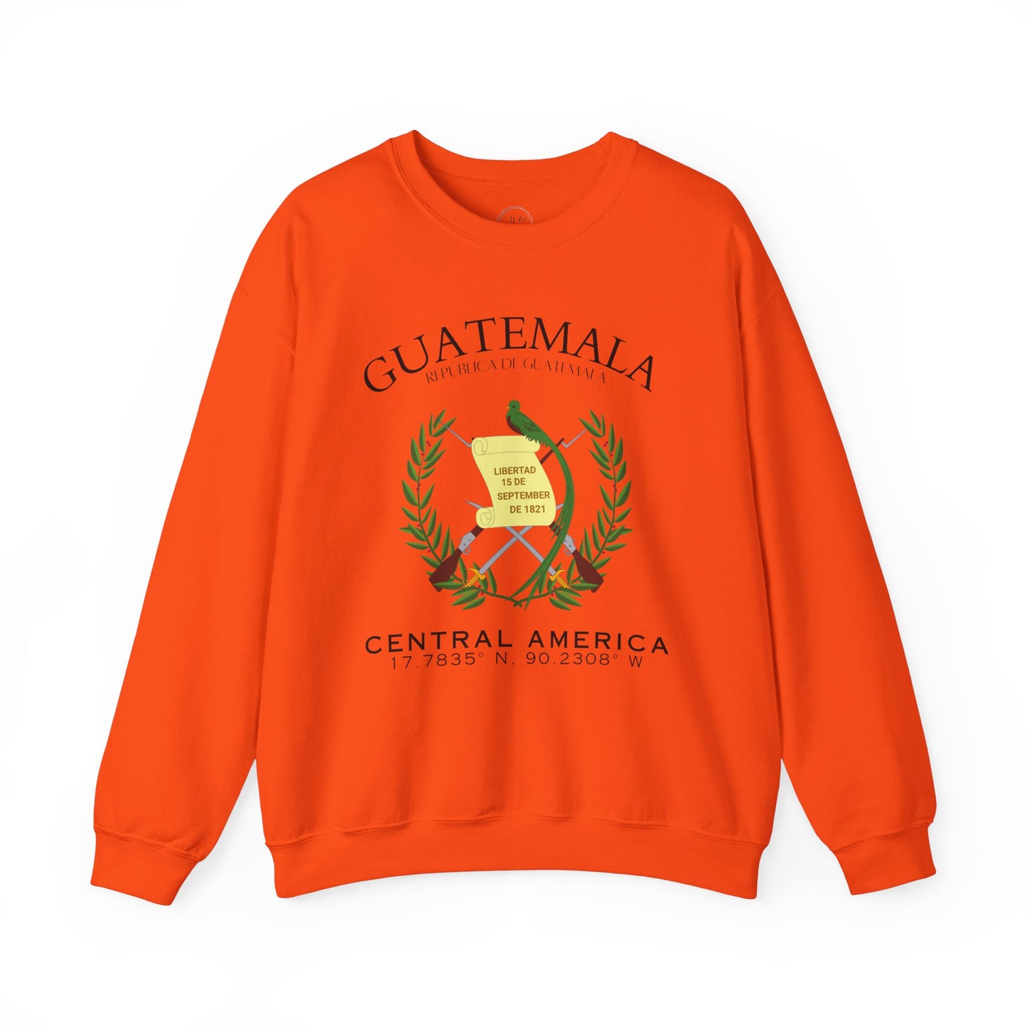 Guatemala Crewneck Sweatshirt - Central America Comfortable Unisex Sweatshirt