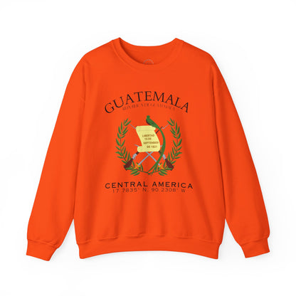 Guatemala Crewneck Sweatshirt - Central America Comfortable Unisex Sweatshirt