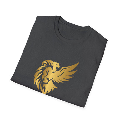 Majestic Lion Wing T-Shirt - Unisex Graphic Tee for Animal Lovers and Adventurers
