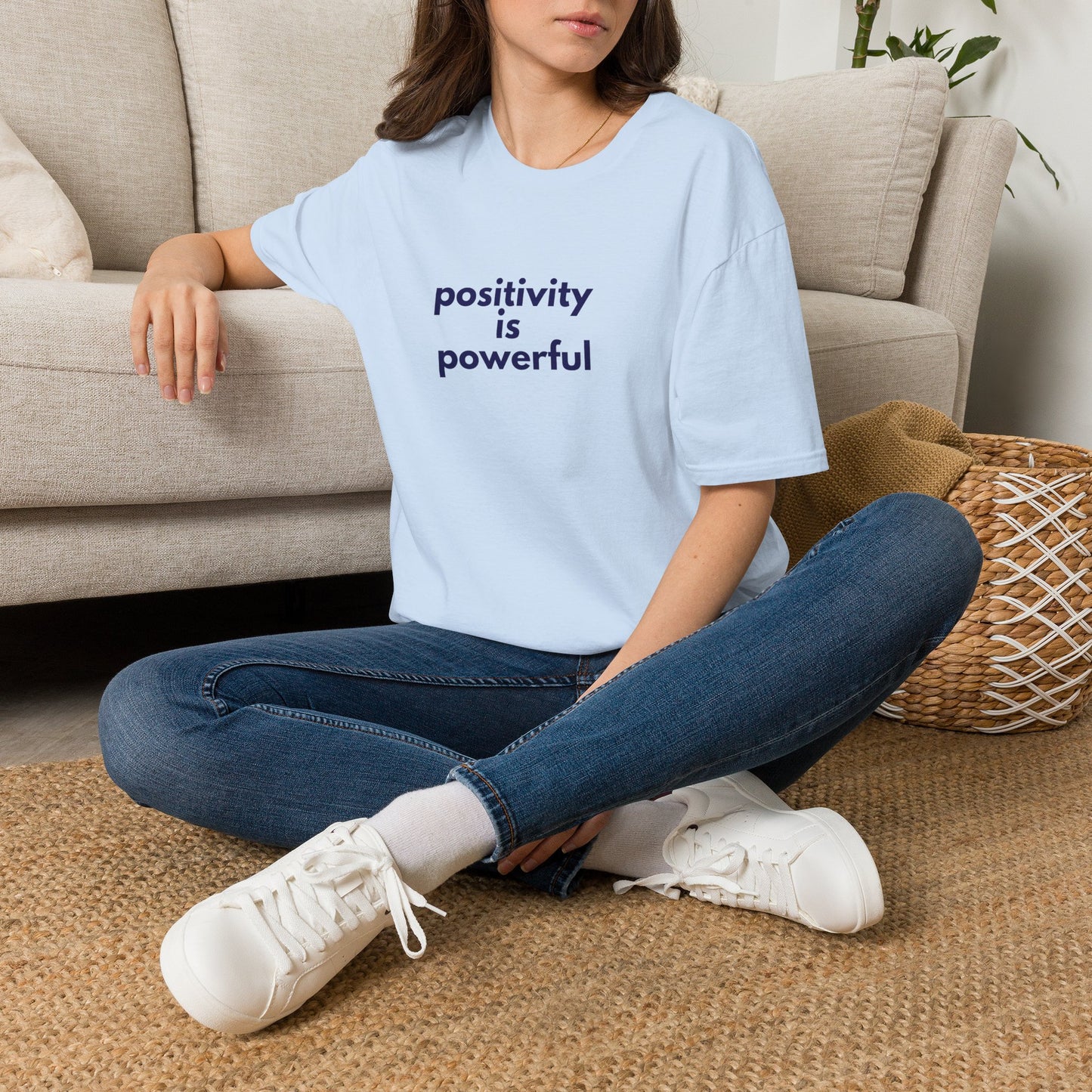 Positivity Is Powerful Tee — Inspirational Graphic T-Shirt