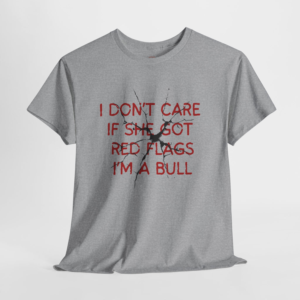 I don't care red flags t shirt men