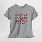 I don't care red flags t shirt men