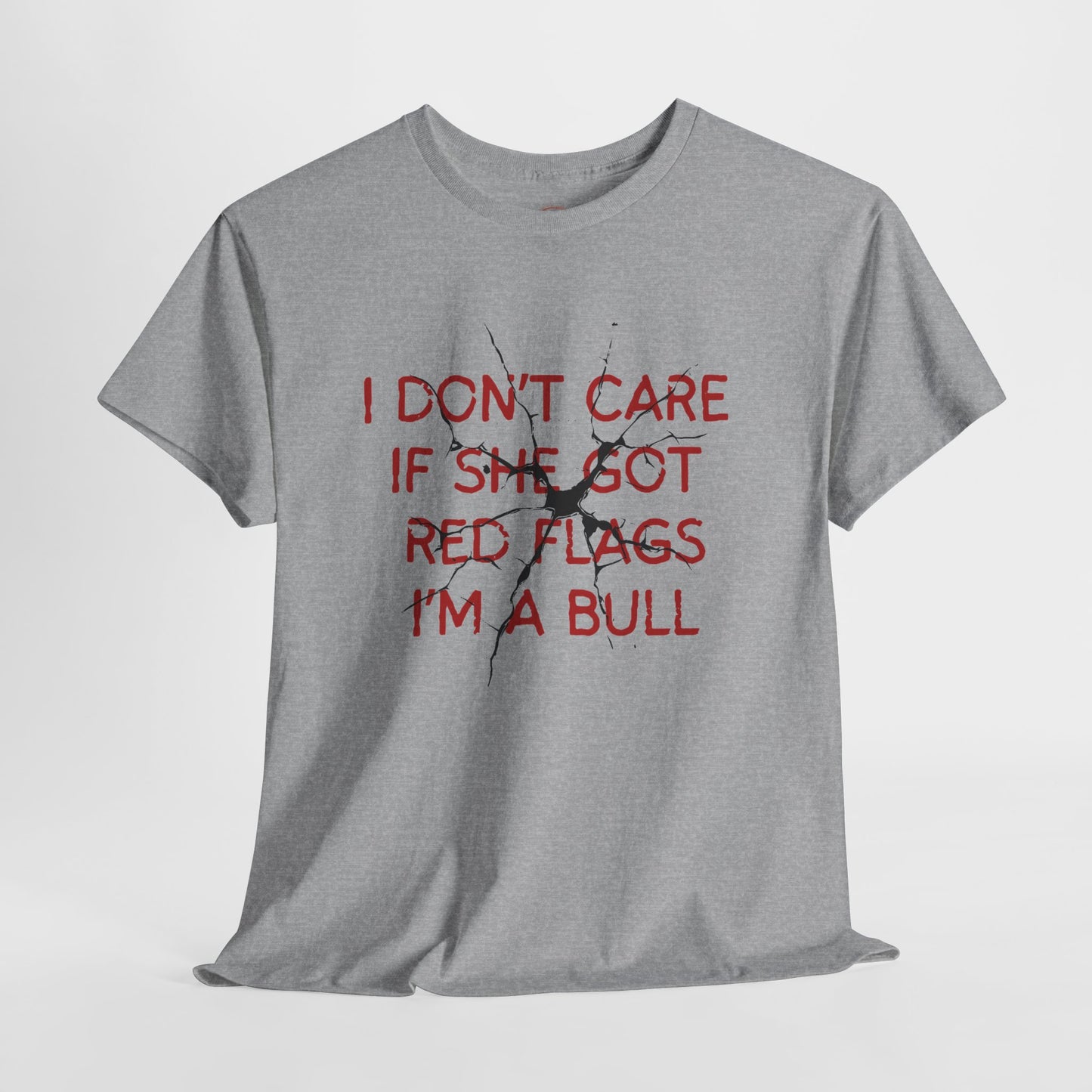I don't care red flags t shirt men