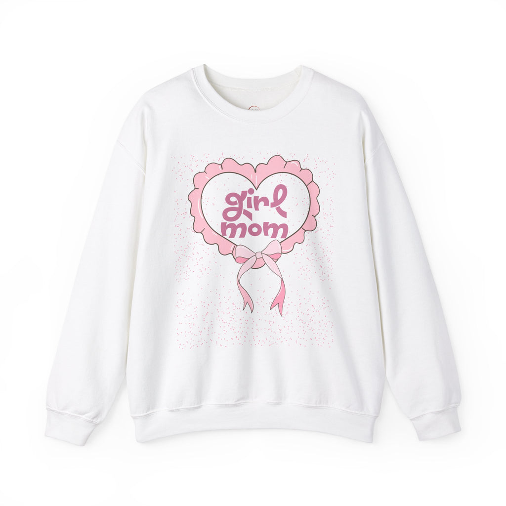 Girl Mom Sweatshirt, Motherhood Gift, Mom Life Apparel, Crewneck Jumper,