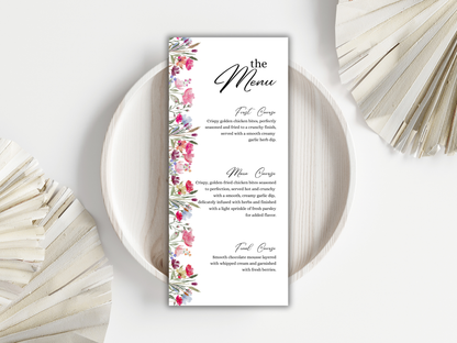 Botanical Wedding Invitation Suite, (Digital Download) MTC377