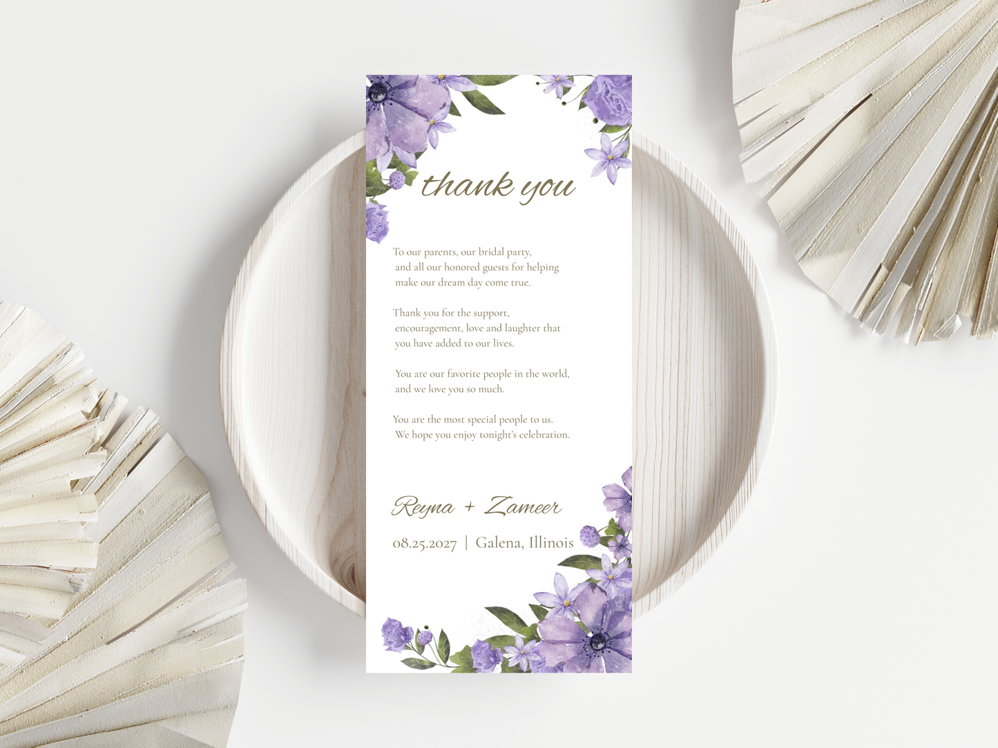 Wedding Invitation Bundle, RSVP, Thank You Card, Table Card, Menu Card, Reception Card, Details Card. WI246