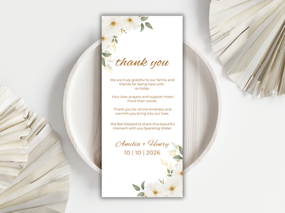 Wedding Invitation Bundle, RSVP, Thank You Card, Table Card, Menu Card, Reception Card, Details Card. Wedding Bottle Label. WI282