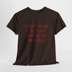 I don't care red flags t shirt men