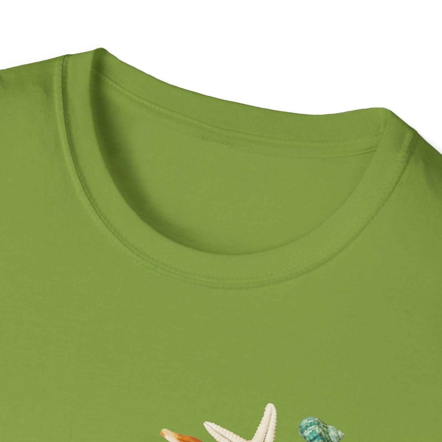 Shell Print Unisex T-Shirt | Beach-Themed Casual Summer Tee