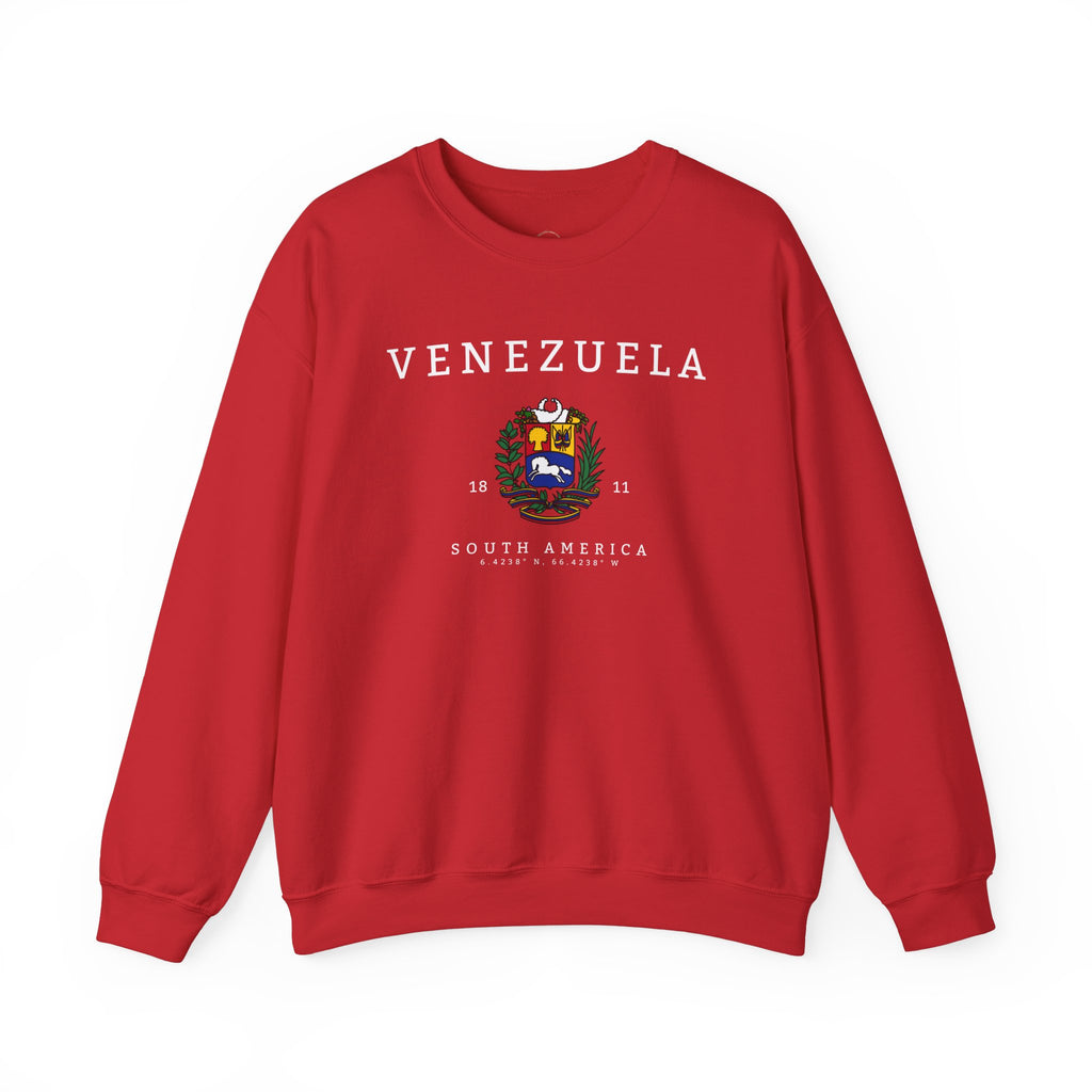 Venezuela Sweatshirt - South American Gift, Unisex Crewneck Jumper, Venezuela