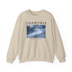 Chamonix Sweatshirt, Chamonix Sweater, Alpine Style Sweatshirt, Ski Sweatshirt Unisex