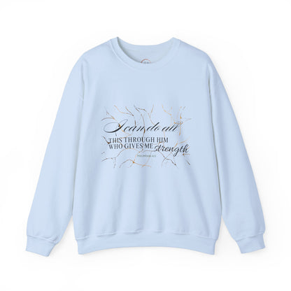 Philippians 4:13 Unisex Crewneck Sweatshirt