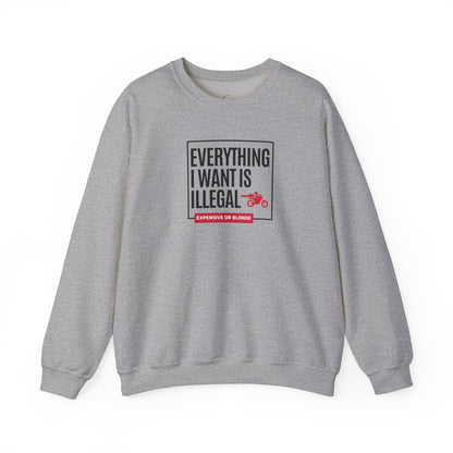 Crewneck Sweatshirt, Funny Sweatshirt