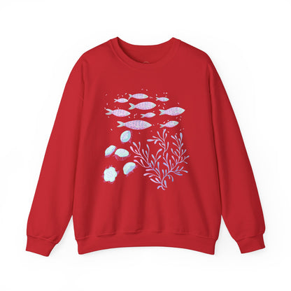 Sea Animals Vintage Unisex Crewneck Sweatshirt