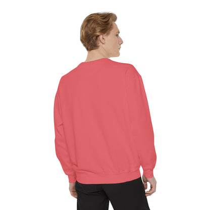 Garment-Dyed Sweatshirt - 'Wait and See' Design