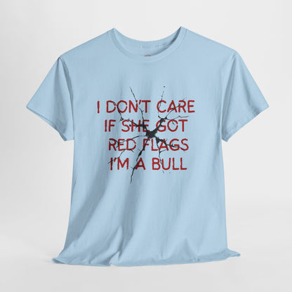 I don't care red flags t shirt men