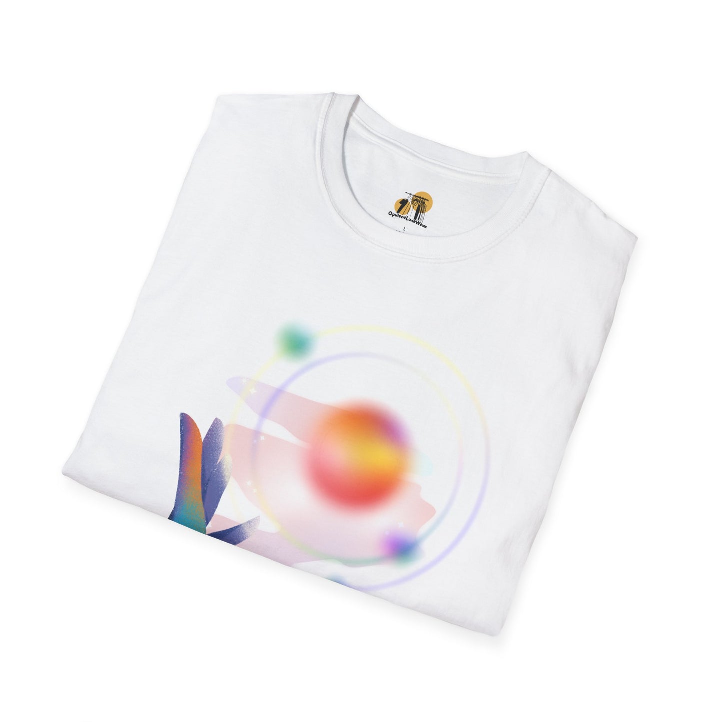 Gradient Hand-Illustration Unisex T-Shirt, Soft T-Shirt, Casual Wear, Trendy Top, Gift for Friends, Graphic Tee