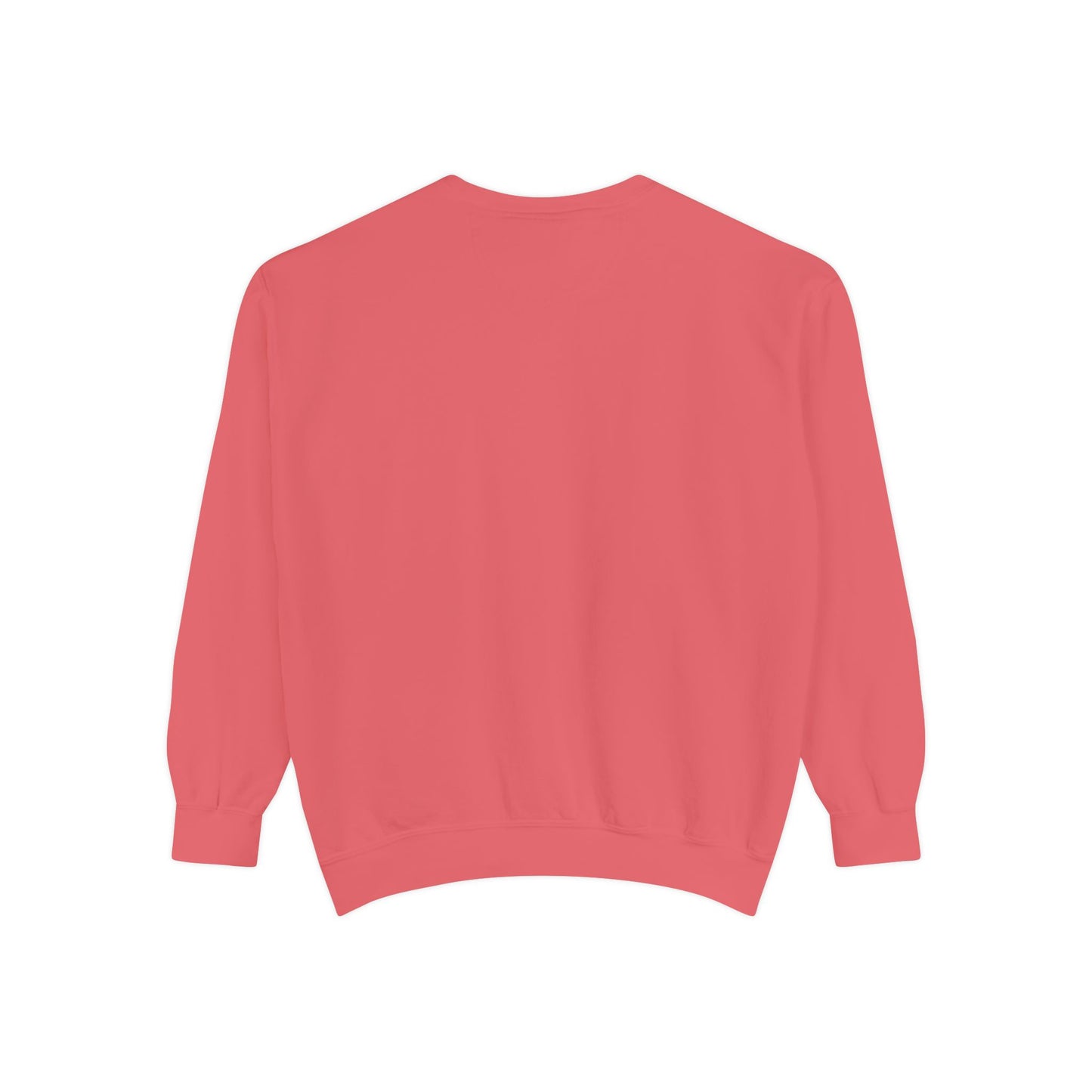Garment-Dyed Sweatshirt - 'Wait and See' Design