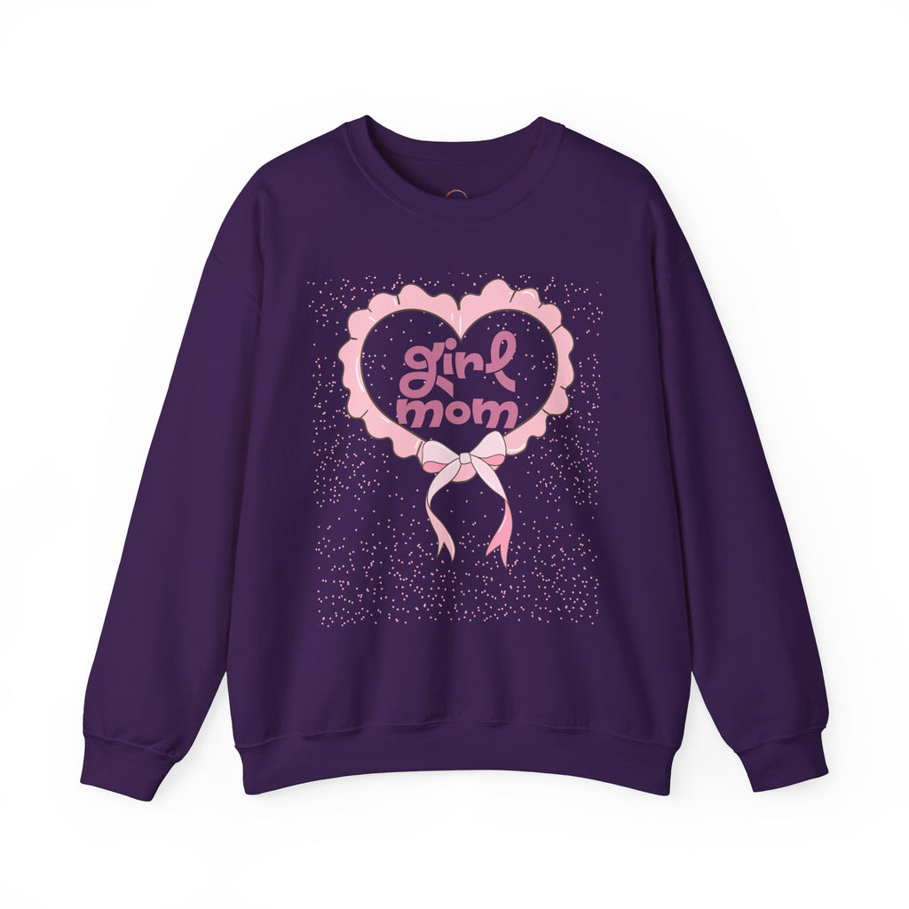Girl Mom Sweatshirt, Motherhood Gift, Mom Life Apparel, Crewneck Jumper,