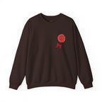 Valentine's Day Sweet Candy Sweatshirt, Pink Red Cute Unisex Crewneck Jumper,