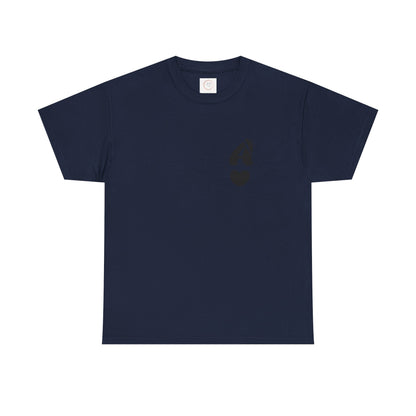 Initial Heart Tee — Minimalist 'A' Monogram T-Shirt