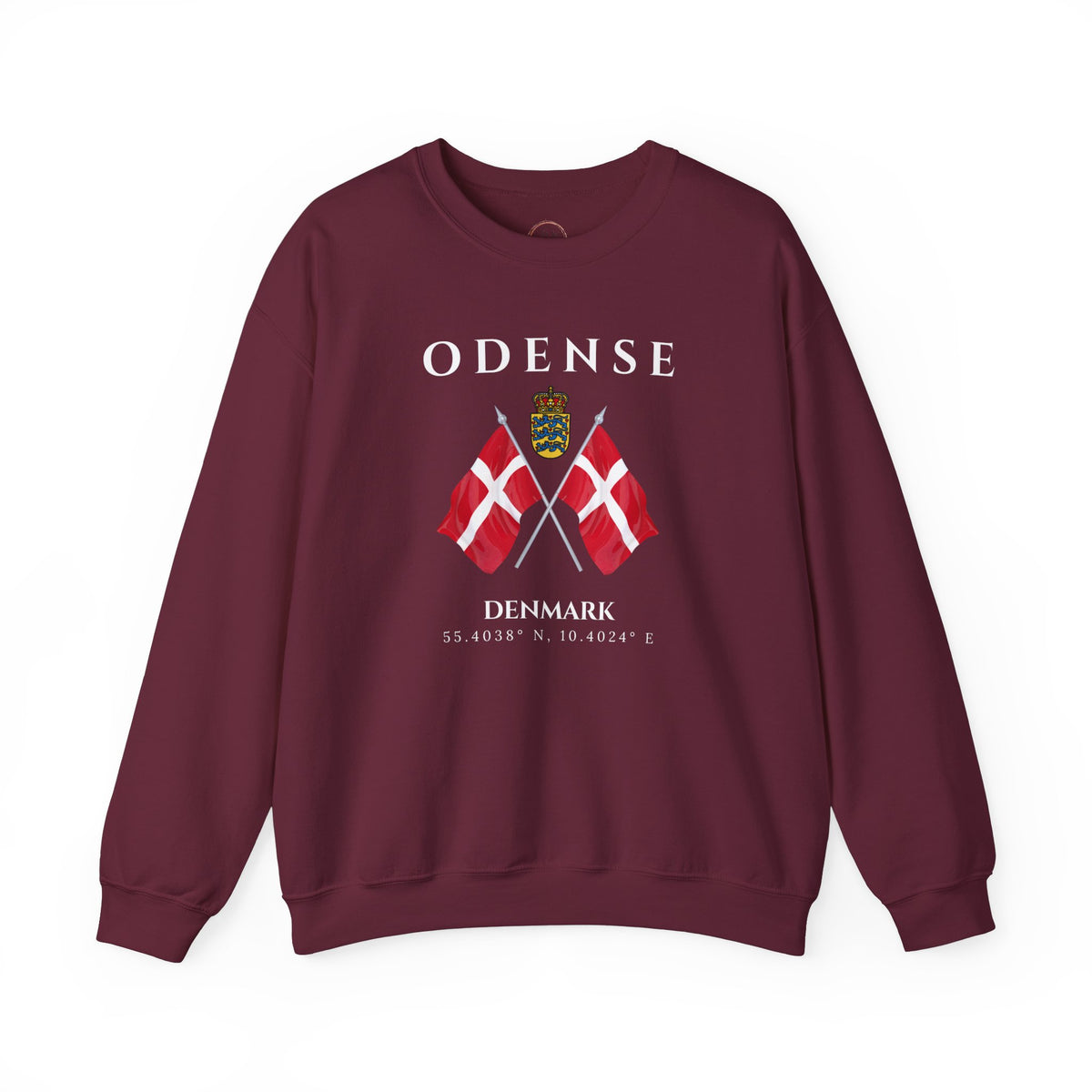 Odense Sweatshirt, Unisex Sweater, Scandinavian, Denmark, gift, Nordic Style, Odense Denmark,