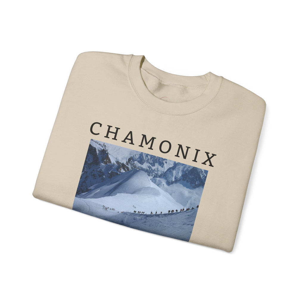 Chamonix Sweatshirt, Chamonix Sweater, Alpine Style Sweatshirt, Ski Sweatshirt Unisex