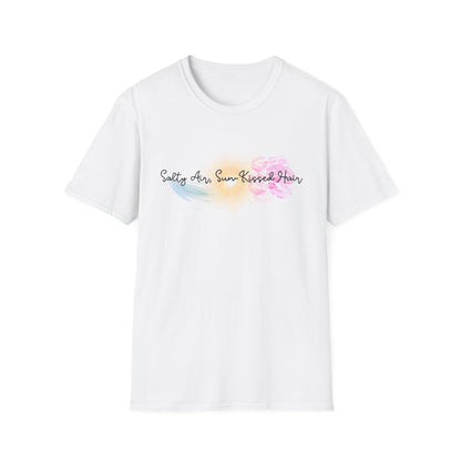 Beach Vibes T-Shirt - Salty Air, Sun Kissed Hair Tee - Summer Outfit - Gift for Ocean Lovers