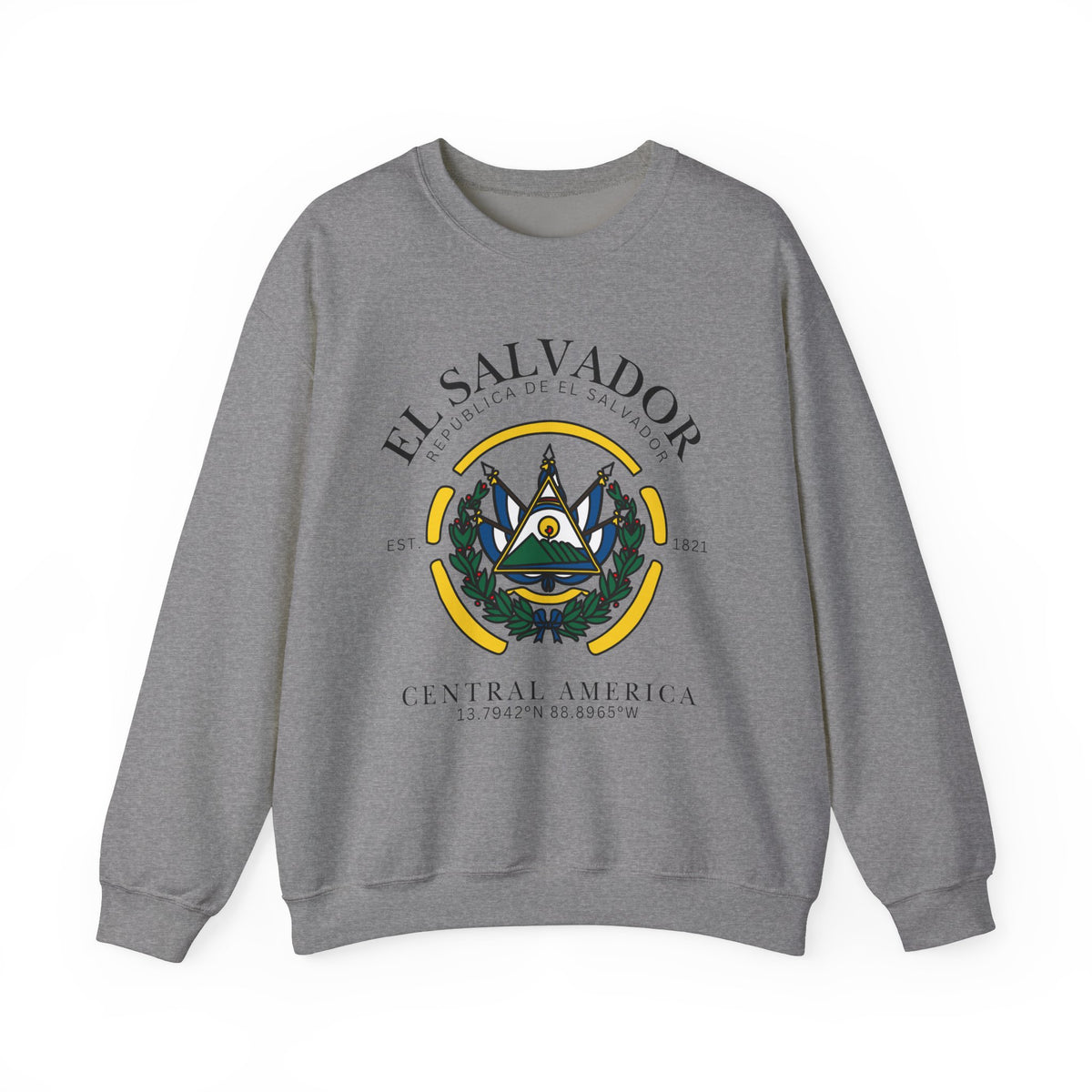 El Salvador Sweatshirt, El Salvador Flag Shirt, Central America