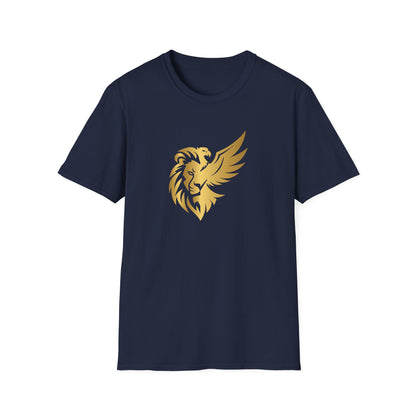 Majestic Lion Wing T-Shirt - Unisex Graphic Tee for Animal Lovers and Adventurers